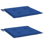 vidaXL Perne scaune grădină 2 buc. albastru 40x40x4 cm țesătură Oxford vidaXL Perne scaune grădină 2 buc. albastru 40x40x4 cm țesătură Oxford