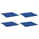 vidaXL Perne scaune grădină 4 buc. albastru 40x40x4 cm țesătură Oxford vidaXL Perne scaune grădină 4 buc. albastru 40x40x4 cm țesătură Oxford