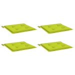 vidaXL Perne scaune grădină 4 buc. verde 40x40x4 cm țesătură Oxford vidaXL Perne scaune grădină 4 buc. verde 40x40x4 cm țesătură Oxford