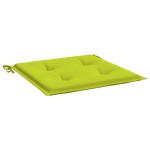 vidaXL Perne scaune grădină 4 buc. verde 40x40x4 cm țesătură Oxford vidaXL Perne scaune grădină 4 buc. verde 40x40x4 cm țesătură Oxford