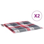 vidaXL Perne de scaun model carouri, 2 buc., 40x40x3 cm, textil Oxford vidaXL Perne de scaun model carouri, 2 buc., 40x40x3 cm, textil Oxford