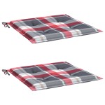 vidaXL Perne de scaun model carouri, 2 buc., 40x40x3 cm, textil Oxford vidaXL Perne de scaun model carouri, 2 buc., 40x40x3 cm, textil Oxford
