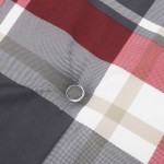 vidaXL Perne de scaun model carouri, 6 buc., 40x40x4 cm, textil Oxford