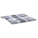 vidaXL Perne de scaun, carouri gri, 4 buc., 40x40x3 cm, textil Oxford vidaXL Perne de scaun, carouri gri, 4 buc., 40x40x3 cm, textil Oxford