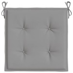 vidaXL Perne scaune de grădină 4 buc. gri 50x50x3 cm țesătură Oxford vidaXL Perne scaune de grădină 4 buc. gri 50x50x3 cm țesătură Oxford