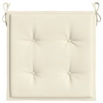 vidaXL Perne scaune de grădină 4 buc. crem 50x50x3 cm țesătură Oxford vidaXL Perne scaune de grădină 4 buc. crem 50x50x3 cm țesătură Oxford