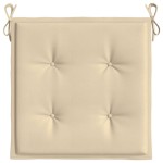 vidaXL Perne scaune de grădină 6 buc bej 50x50x4 cm țesătură Oxford vidaXL Perne scaune de grădină 6 buc bej 50x50x4 cm țesătură Oxford