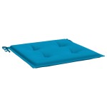 vidaXL Perne scaune grădină 6 buc. albastru 50x50x3 cm țesătură Oxford vidaXL Perne scaune grădină 6 buc. albastru 50x50x3 cm țesătură Oxford