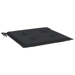 vidaXL Perne scaune grădină 4 buc. negru 50x50x4 cm țesătură Oxford vidaXL Perne scaune grădină 4 buc. negru 50x50x4 cm țesătură Oxford