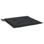 vidaXL Perne scaune grădină 6 buc. negru 50x50x3 cm țesătură Oxford vidaXL Perne scaune grădină 6 buc. negru 50x50x3 cm țesătură Oxford