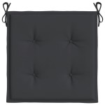 vidaXL Perne scaune grădină 6 buc. negru 50x50x3 cm țesătură Oxford vidaXL Perne scaune grădină 6 buc. negru 50x50x3 cm țesătură Oxford