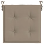 vidaXL Perne scaune grădină 6 buc. gri taupe 50x50x3cm țesătură Oxford vidaXL Perne scaune grădină 6 buc. gri taupe 50x50x3cm țesătură Oxford