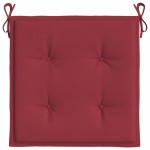 vidaXL Perne scaune grădină 6 buc. roșu vin 50x50x3 cm țesătură Oxford vidaXL Perne scaune grădină 6 buc. roșu vin 50x50x3 cm țesătură Oxford