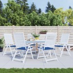 vidaXL Perne scaune grădină 6 buc. albastru 50x50x3 cm țesătură Oxford vidaXL Perne scaune grădină 6 buc. albastru 50x50x3 cm țesătură Oxford