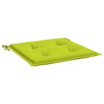 vidaXL Perne scaune de grădină 2 buc. verde 50x50x4 cm țesătură Oxford vidaXL Perne scaune de grădină 2 buc. verde 50x50x4 cm țesătură Oxford