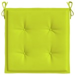 vidaXL Perne scaune de grădină 2 buc. verde 50x50x4 cm țesătură Oxford vidaXL Perne scaune de grădină 2 buc. verde 50x50x4 cm țesătură Oxford