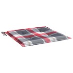 vidaXL Perne de scaun carouri roșii, 6 buc., 50x50x3 cm, textil Oxford vidaXL Perne de scaun carouri roșii, 6 buc., 50x50x3 cm, textil Oxford