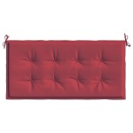 vidaXL Pernă de bancă de grădină, roșu, 100x50x4 cm, textil oxford vidaXL Pernă de bancă de grădină, roșu, 100x50x4 cm, textil oxford