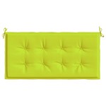 vidaXL Pernă de bancă de grădină, verde, 100x50x3 cm, textil oxford vidaXL Pernă de bancă de grădină, verde, 100x50x3 cm, textil oxford