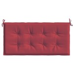 vidaXL Pernă de bancă de grădină, roșu, 120x50x4 cm, textil oxford vidaXL Pernă de bancă de grădină, roșu, 120x50x4 cm, textil oxford