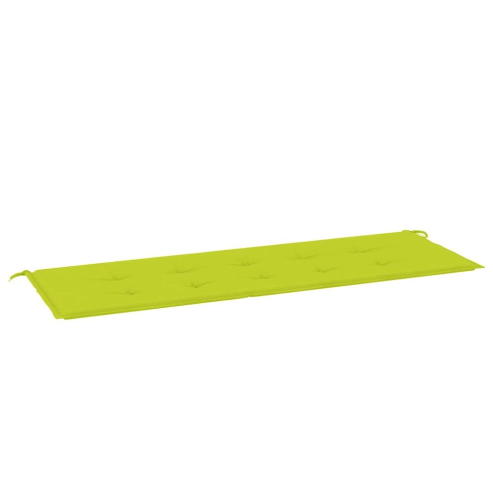 vidaXL Pernă de bancă de grădină, verde, 150x50x3 cm, textil oxford