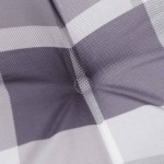 vidaXL Pernă bancă de grădină, gri carouri, 180x50x4 cm, textil Oxford