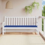 vidaXL Pernă de bancă de grădină, albastru, 200x50x4 cm, textil oxford vidaXL Pernă de bancă de grădină, albastru, 200x50x4 cm, textil oxford