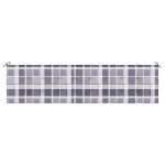 vidaXL Pernă bancă de grădină, gri carouri, 200x50x4cm, textil Oxford