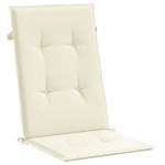 vidaXL Perne scaun cu spătar înalt, 6 buc., crem, 120x50x3 cm, textil vidaXL Perne scaun cu spătar înalt, 6 buc., crem, 120x50x3 cm, textil