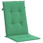 vidaXL Perne scaun cu spătar înalt, 6 buc., verde, 120x50x3 cm, textil vidaXL Perne scaun cu spătar înalt, 6 buc., verde, 120x50x3 cm, textil