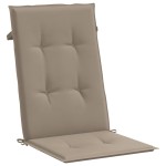 vidaXL Perne scaun spătar înalt 6 buc., gri taupe, 120x50x3 cm, textil vidaXL Perne scaun spătar înalt 6 buc., gri taupe, 120x50x3 cm, textil