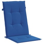 vidaXL Perne scaun spătar înalt, 6 buc., albastru, 120x50x3 cm, textil vidaXL Perne scaun spătar înalt, 6 buc., albastru, 120x50x3 cm, textil