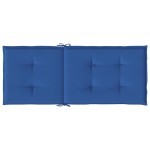 vidaXL Perne scaun spătar înalt, 6 buc., albastru, 120x50x3 cm, textil vidaXL Perne scaun spătar înalt, 6 buc., albastru, 120x50x3 cm, textil