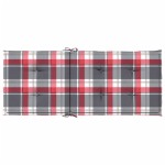 vidaXL Perne scaun spătar înalt 4 buc. roșu carouri 120x50x3 cm textil vidaXL Perne scaun spătar înalt 4 buc. roșu carouri 120x50x3 cm textil