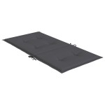 vidaXL Perne scaun cu spătar mic, 6 buc., antracit, textil oxford