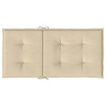 vidaXL Perne cu spătar mic, 6 buc., bej, 100x50x3 cm, textil oxford vidaXL Perne cu spătar mic, 6 buc., bej, 100x50x3 cm, textil oxford