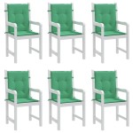 vidaXL Perne cu spătar mic, 6 buc., verde, 100x50x3 cm, textil oxford vidaXL Perne cu spătar mic, 6 buc., verde, 100x50x3 cm, textil oxford