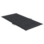 vidaXL Perne cu spătar mic, 6 buc., negru, 100x50x3 cm, textil oxford vidaXL Perne cu spătar mic, 6 buc., negru, 100x50x3 cm, textil oxford