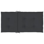 vidaXL Perne cu spătar mic, 6 buc., negru, 100x50x3 cm, textil oxford vidaXL Perne cu spătar mic, 6 buc., negru, 100x50x3 cm, textil oxford