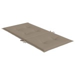 vidaXL Perne cu spătar mic, 6 buc. gri taupe 100x50x3 cm textil oxford vidaXL Perne cu spătar mic, 6 buc. gri taupe 100x50x3 cm textil oxford