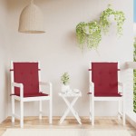 vidaXL Perne cu spătar mic, 2 buc. roșu vin 100x50x3 cm textil oxford vidaXL Perne cu spătar mic, 2 buc. roșu vin 100x50x3 cm textil oxford