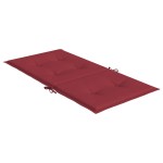 vidaXL Perne cu spătar mic, 4 buc. roșu vin 100x50x3 cm textil oxford vidaXL Perne cu spătar mic, 4 buc. roșu vin 100x50x3 cm textil oxford