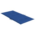 vidaXL Perne cu spătar mic, 2 buc. albastru 100x50x3 cm textil oxford