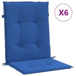vidaXL Perne cu spătar mic, 6 buc. albastru 100x50x3 cm textil oxford vidaXL Perne cu spătar mic, 6 buc. albastru 100x50x3 cm textil oxford