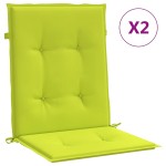 vidaXL Perne cu spătar mic, 2 buc. verde 100x50x3 cm textil oxford vidaXL Perne cu spătar mic, 2 buc. verde 100x50x3 cm textil oxford
