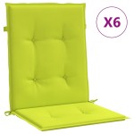 vidaXL Perne cu spătar mic, 6 buc., verde, 100x50x3 cm, textil oxford vidaXL Perne cu spătar mic, 6 buc., verde, 100x50x3 cm, textil oxford