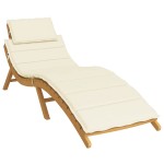 vidaXL Pernă de șezlong, crem, 186x58x4 cm, textil oxford vidaXL Pernă de șezlong, crem, 186x58x4 cm, textil oxford
