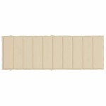 vidaXL Pernă de șezlong, bej, 186x58x4 cm, textil oxford