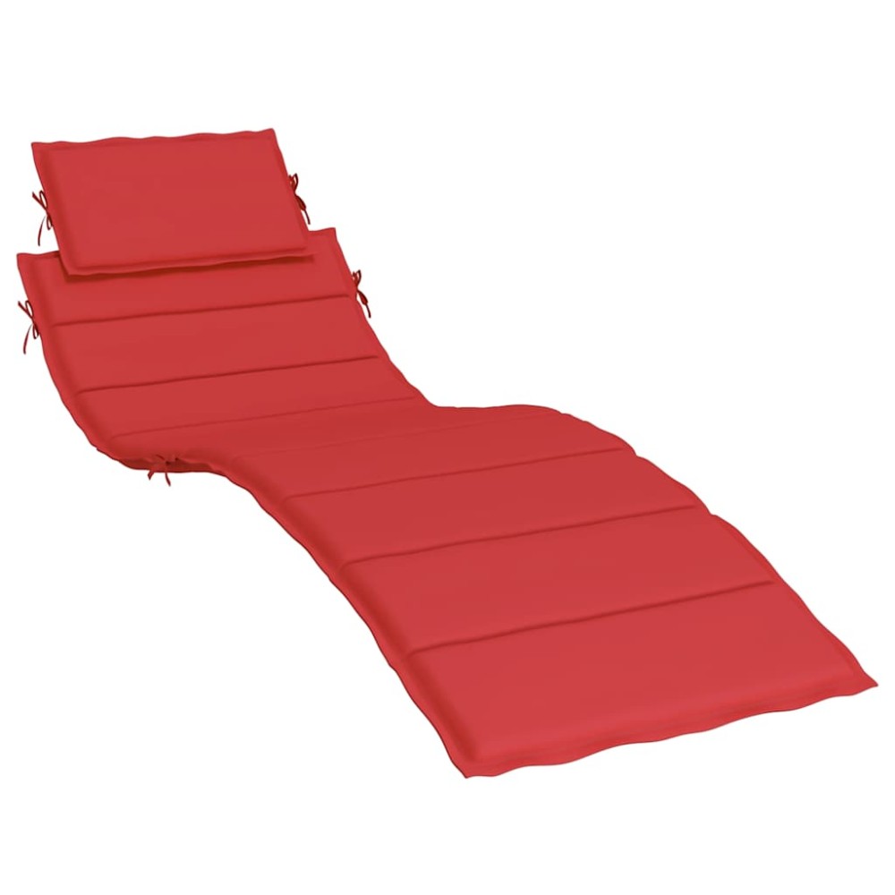 vidaXL Pernă de șezlong, roșu, 186x58x4 cm, textil oxford