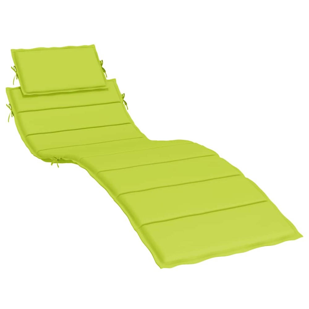 vidaXL Pernă de șezlong, verde aprins, 186x58x4 cm, textil oxford